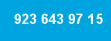 923 643 97 15 923 643 97 15